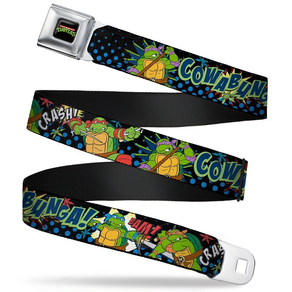 5061 Nickelodeon Belts Buckle-down Seatbelt Ninja Turtles Wnt062 Belt